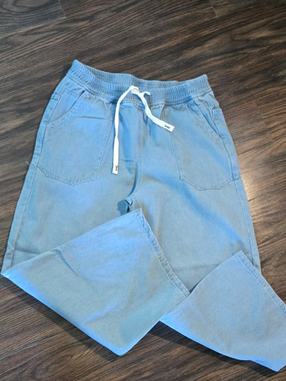 KSUBI 70s Style Women's Wide-Leg Light-Wash Cotton Denim Jeans NWOT/SIZE 8/10
